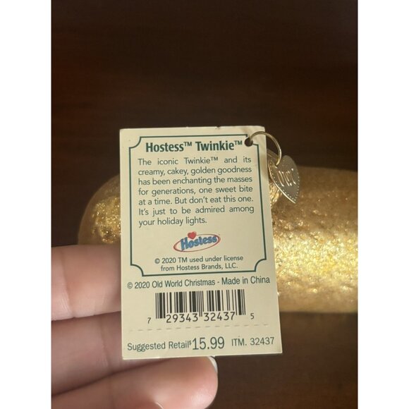 Old World Christmas Hostess Twinkie Ornament - Picture 4 of 9